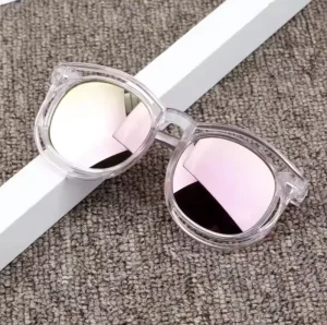 Custom Logo Square Sunglasses with Clear Glass Lens High Quality Multifunctional Male Female Frames Fashionable Design