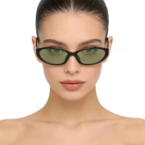 Custom Logo Sunglasses Luxury Private Label Cat Eye Sun Glasses Bulk PC Frame Fashion Eyewear Retro Shades