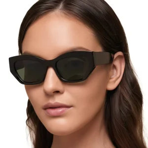 Custom Logo Trendy Luxury Women Thick Design Uv400 Fashion Acetate Polarized Shades Sunglasses