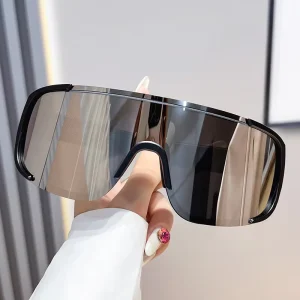 Custom Logo UV400 Protection PC Lens Anti-Glare Windproof Sand-proof Slimming MTB Running Cycling Sunglasses for Men Sports