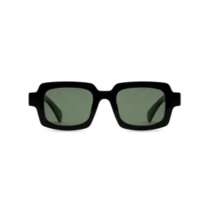 Custom Logo Uv400 Men Rectangle Retro Bevel Polarized Light Acetate Shades Sunglasses Sun Glasses Gafas De Sol