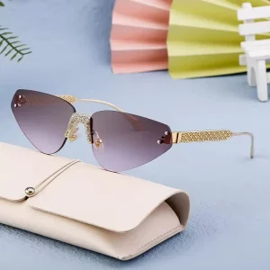 Custom Logo Vintage Sunglasses UV400 Women and Girls