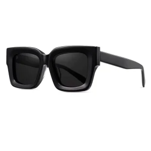 Custom Luxury Oversized Gafas De Sol Handmade Rectangle Thick Square Acetate Sunglasses Men Polarized Sunglasses