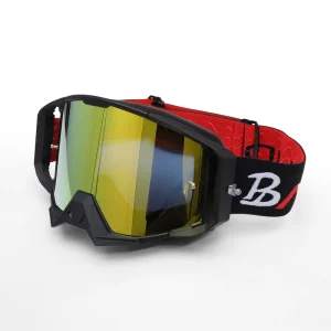 Custom MX BMX Motocross Goggles Road ATV Clear Helmet with Cylindrical Lenses Sports Motorbike Dirt Bike Motorcycle Glasses