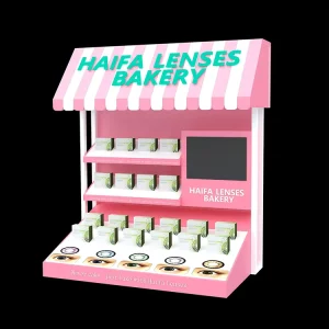 Custom Made Acrylic Contact Lens Display Stand Eyewear Retail Shop Countertop Optical Display Rack