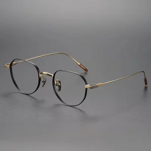 Custom Medical Lenses Ultralight Titanium Prescription Eyeglasses