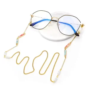 Custom Metal Eyewear Chain in Multiple Styles Fashionable Plating for Sunglasses and Reading Glasses