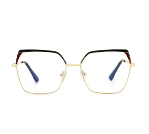 Custom Metal Optical Glasses Eyewear Fashionable Eyeglasses Frames High Quality Square