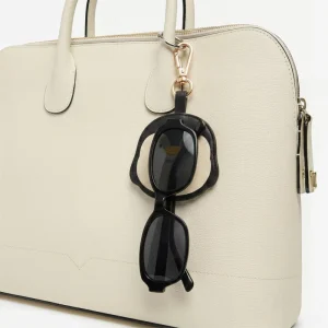 Custom Penguin Eyewear Holder Keychain Animal Sunglass PU Leather Bag Accessory