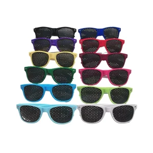 Custom Pinhole Glasses Small-Hole Vision Training Eyewear with Print Logo