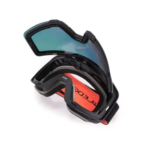 Custom Polarized Ski Goggles Red Lens Anti-Fog Safety Goggles