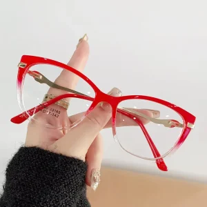 Custom Prescription Cateye TR90 Optical Eyeglass Frames for Women
