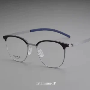 Custom Prescription Progressive Lens Ultra Light Pure Titanium Eyeglass Frames