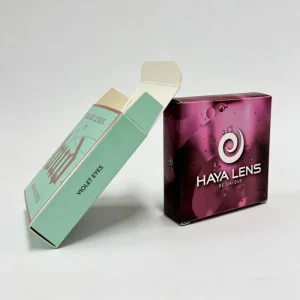 Custom Printed Contact Lens Gift Box Cosmetic Contact Lens Packaging Boxes