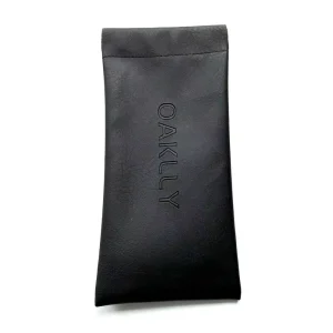 Custom Rectangle Debossed Logo Multicolor PU Leather Eyeglass Pouch with Auto Snap Closure