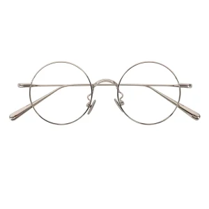 Custom Retro Style Round Shape Luxury Metal Optical Eyeglass Frames