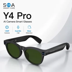 Custom Smart Glasses with 13MP Camera AI Voice Recording Type-C Charging Bluetooth Audio Eyewear for Distributors