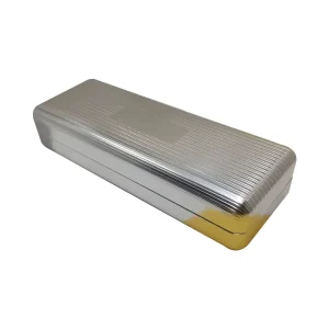 Custom Square Retro Cartoon Pattern Aluminum Alloy Sunglasses and Myopia Glasses Case