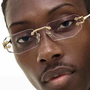 Custom Transparent-Lens Optical Eyeglass Frames for Women and Men