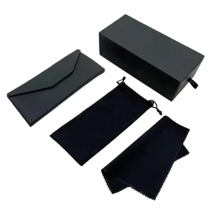 Custom Triangle Folding Paper Eyeglass Packaging Box for Sunglasses