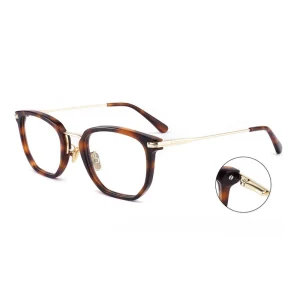 Custom logo Lightweight High quality Retro Versatile and Durable Frames Optical Metal Frame Eyeglasses for Women Metal