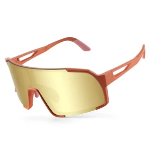 Custom logo Polarized Manufacturer Cricket Glasses Men Full Frame Sports Golden Cycling Bike Sunglasses