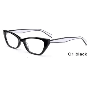 Customizable Classic Lightweight Full-Rim Acetate Optical Glasses Frames