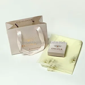 Customizable Contact Lenses Box Recyclable Paperboard Rigid Structure Flip Top Design Custom Logo Matte or Gloss Lamination UV