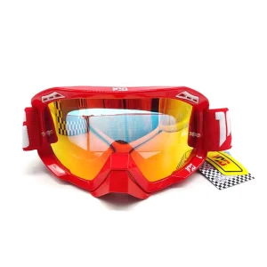 Customizable Full-Rim TPU Sports Eyewear UV400 Windproof Non-Polarized Adjustable-Strap MX Riding Glasses