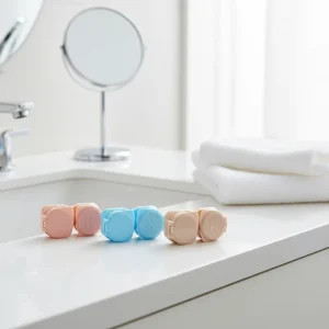 Customizable Portable PP Plastic Contact Lens Case Box Candy Color
