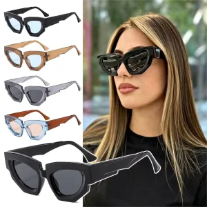 Customizable Private Label Black Cat Eye Sunglasses for Women