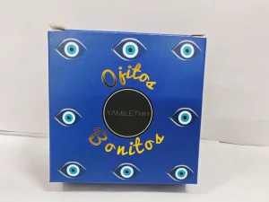 Customizable Recyclable Paperboard Rigid Contact Lens Box with Custom Logo, Matte or Glossy Lamination, UV Finish