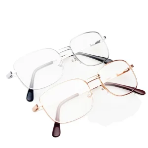 Customizable Resin Reading Glasses Lightweight Blue Light Blocking Anti-Glare Transparent Lenses Diamond Face