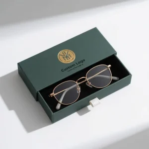 Customize Magnetic Sunglasses Display Storage Box Glasses Paper Box Sleeve Drawer Sunglasses Gift Box Packaging