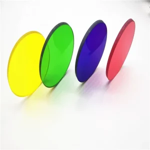 Customize Optical 60 40 Polished HOYA Filters Yellow green red blue Photography Colored Filters