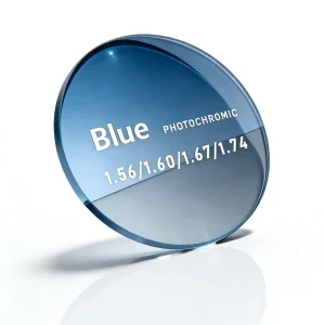 Customized 1.56 Blue Cut Photochromic Eyeglass Lenses