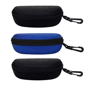 Customized Portable Hard Shell EVA Sunglasses Case With Zipper for Travel and Sports