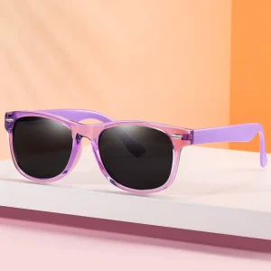 Customized Trendy Baby Eyewear Classic Rice Nail Sunglasses Kids UV400 Polarized Sun Glasses