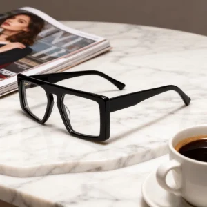 Customized logo High Quality Designer Polygon Hot Selling Fashion Optical Frame Acetate Eyeglass Frames for Eyeglasses