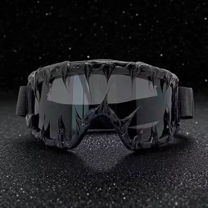 Cyberpunk Oversized Drop-Glue Sunglasses for Parties