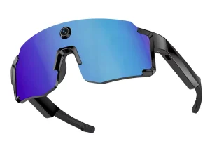 Cycling Running Smart AI Sunglasses Shock Resistant HD POV Hands Free Shooting Open Audio Speaker App Controlled Sports Eyewear