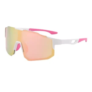 Cycling Skiing Windproof Colorful Wraparound Goggles UV400 Lightweight