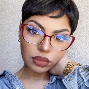 DOISYER Optical Glasses Frame Women New Fashion Vintage Cat Eye Prescription Eyeglasses Women Anti Blue Light Glasses