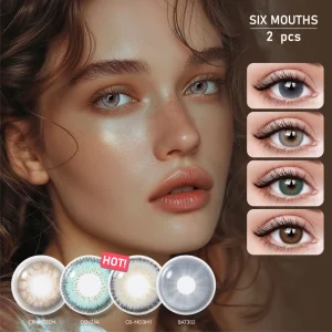 DSC Comfortable and High Quality Half Yearly Black Soft Contact Lenses