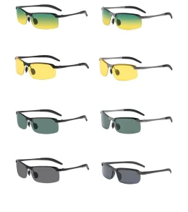 DYS150 Photochromic Polarized Sunglasses for Day and Night Driving and Fishing with UV400 Protection