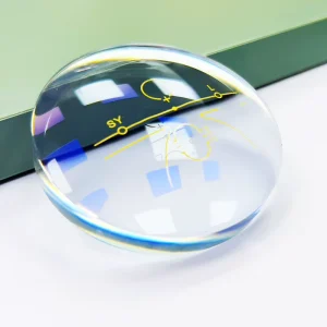 Danyang Factory Direct 1.499 Semi Finished CR 39 Optical Lenses Blue White SF Lenses Photochromic Super Hydrophobic
