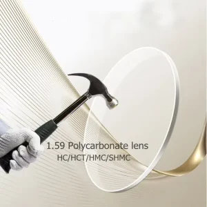 Danyang High Quality Optical Lenses Blue Cut Lenses 1.59 Polycarbonate Lens Anti Scratch