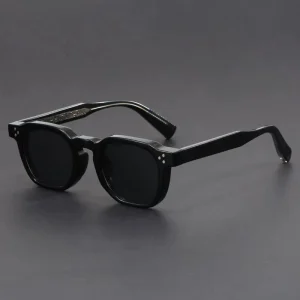 Design Your Own Black Fashion Cp Polarized Sunglasses Trendy Shade Plastic Sunglasses Square Men