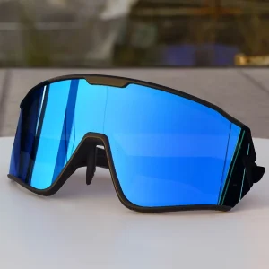 Designer Custom Sports Sunglasses Sports Eyewear Interchangeable Lens With Strap Photochromic Sport Cycling Sunglasses