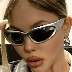Designer Custom Square Classic Trendy Women Sunglasses Designers Brand Uv400 Custom Logo Sports Fashionable Sunglasses Y2k
